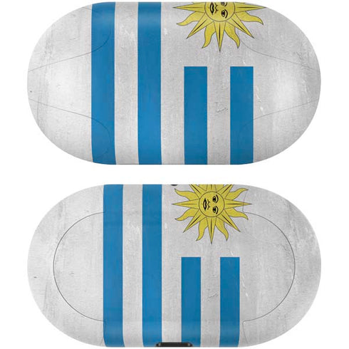Uraguay Flag Distressed Galaxy Buds Skin